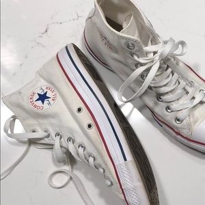 White High-Top Converse